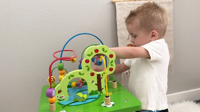 Amazon.com: TOOKYLAND 5 in 1 Activity Center, Wooden Large